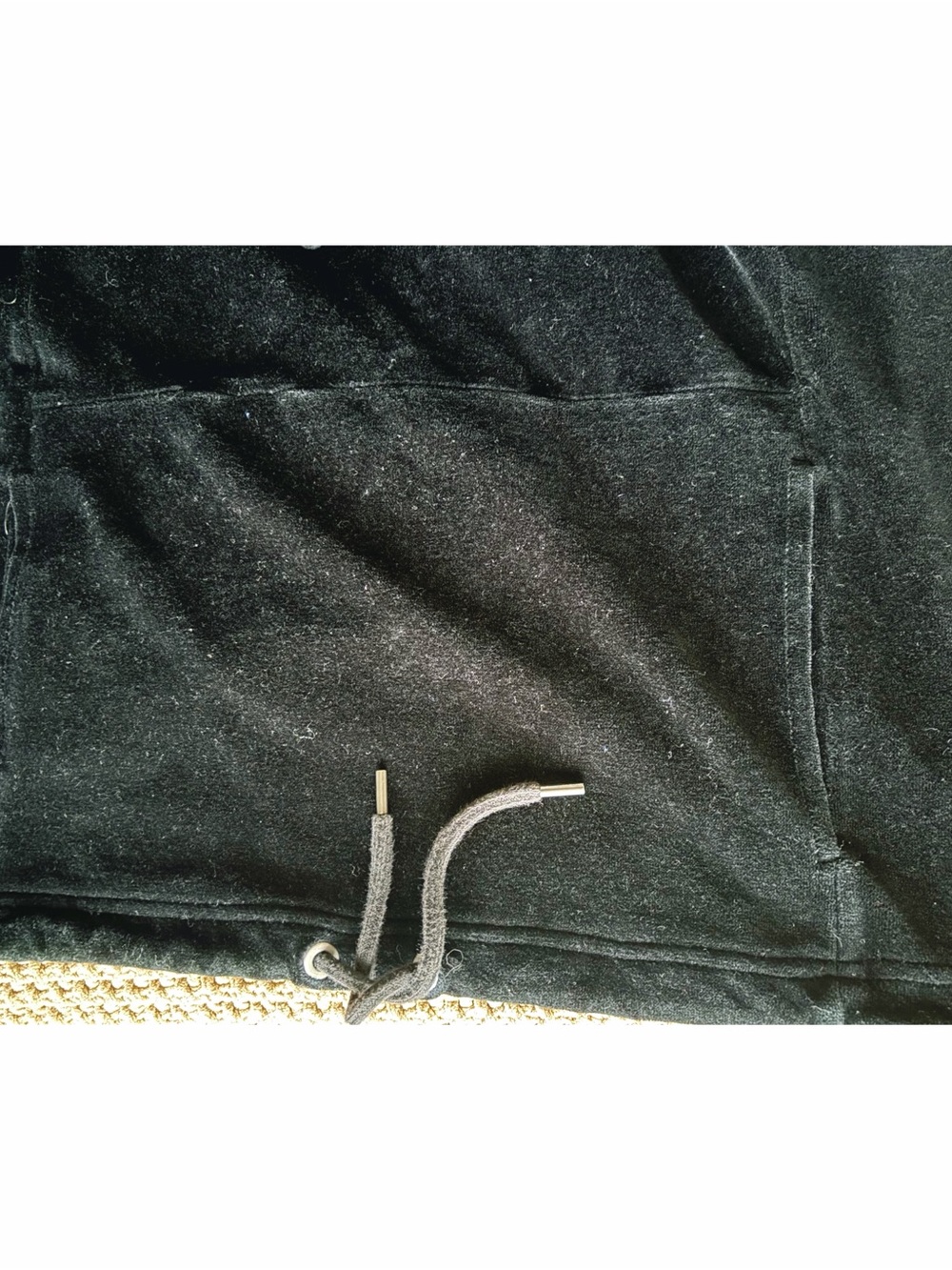 Athleta Velour Sweater Pullover Funnel Cowl Neck - Picture 4 of 6